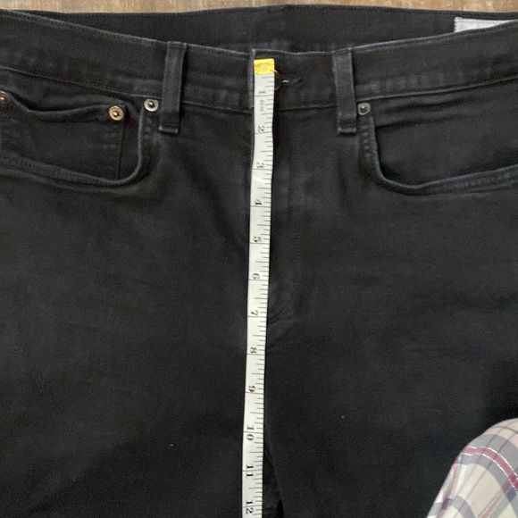 Rag & Bone Fit 1 Skinny Black 36/32 - Picture 3 of 6